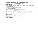 Giáo án Tiếng Anh lớp 5 - Học kì 2 (2015)