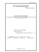 SÁNG KIẾN KINH NGHIỆM Sử dụng phương pháp dạy học dựa trên vấn đề để dạy ngôn ngữ lập trình Pascal