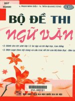 Bộ đề thi ngữ văn