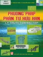 Phương pháp phần tử hữu hạn Lý thuyết và bài tập