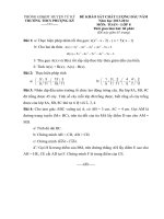 Đề thi khảo sát chất lượng đầu năm lớp 8 môn toán năm 2013 2014 trường THCS phượng kỳ, hải dương