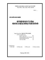 Một số biện pháp quản lí và chỉ đạo   nhằm nâng cao hiệu quả sinh hoạt tổ khối chuyên môn