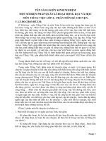 MỘT SỐ BIỆN PHÁP QUẢN LÍ HOẠT ĐỘNG DẠY VÀ HỌC MÔN TIẾNG VIỆT LỚP 2 : PHÂN MÔN KỂ CHUYỆN.