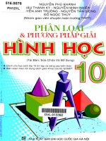 phần loại và phương pháp giải hình học 10