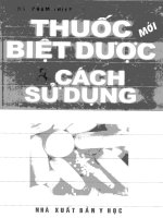 Thuốc biệt dược và cách sử dụng