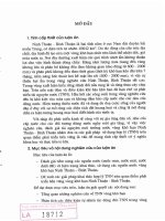 Nghiên cứu, đánh giá tài nguyên nước và đề xuất giải pháp sử dụng hợp lý tài nguyên, bảo vệ môi trường nước vùng khô hạn Ninh Thuận - Bình Thuận (Bản Tóm Tắt)