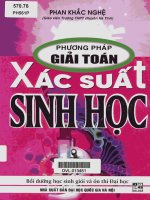 Phương pháp giải toán xác suất sinh học Bồi dưỡng học sinh giỏi và ôn thi Đại học