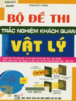 Bộ đề thi trắc nghiệm khách quan vật lý