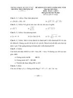 Đề thi khảo sát chất lượng đầu năm lớp 9 môn toán năm 2013 2014 trường THCS phượng kỳ, hải dương