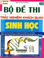 Bộ đề thi trắc nghiệm khách quan sinh học