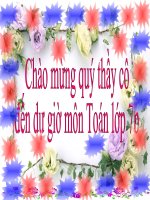 slide bài giảng tiết 31 măt phăng toạ độ