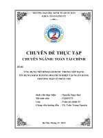 ỨNG DỤNG MÔ HÌNH LOGISTIC TRONG XẾP HẠNG TÍN DỤNG KHÁCH HÀNG DOANH NGHIỆP TẠI NGÂN HÀNG THƯƠNG MẠI CỔ PHẦN VIB