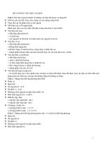 Đề cương Vật liệu cơ khí