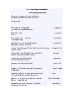 TỪ VỰNG TIẾNG ANH LỚP 12 Unit 2-3-4