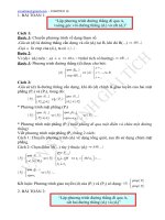 Toán Hình Giải tích dùng luyện thi đại học 2011