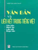 VĂN BẢN VÀ LIÊN KẾT TRONG TIẾNG VIỆT