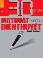 30 giây ma thuật trong diễn thuyết