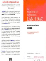 cách người phụ nữ xuất chúng lãnh đạo