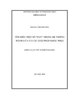 Tìm hiểu một số PAN trong hệ thống đánh lửa và các giải pháp khắc phục