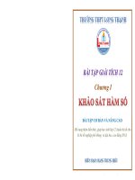 bài tập giải tích 12