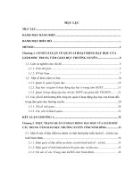 QUẢN LÍ HOẠT ĐỘNG DẠY HỌC CỦA GIÁM ĐỐC CÁC TRUNG TÂM GIÁO DỤC THƯỜNG XUYÊN   TỈNH NINH BÌNH