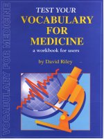Test Your Vocabulary for Medicine