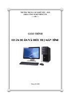 Giáo trình Chẩn đoán và điều trị máy tính