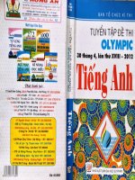 tuyển tập đề thi olympic 30 tháng 4 lần thứ 18 2012 tiếng anh phần khối 10 part 1