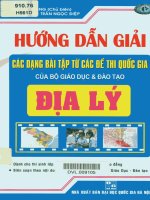 Hướng dẫn giải các bài tập địa lý