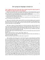 ÔN TẬP QUẢN TRỊ HỌC CÓ ĐÁP ÁN