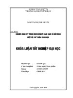 Nghiên cứu quy trình chế biến ớt dầm dấm có sử dụng một số chế phẩm sinh học