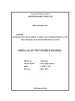 Đánh giá mức độ ô nhiễm vi sinh vật gây bệnh trong nước thải trên địa bàn thành phố Thái Nguyên