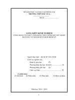 SÁNG KIẾN KINH NGHIỆM  CÔNG ĐOÀN TỔ CHỨC CHO ĐOÀN VIÊN CHĂM SÓC SỨC KHOẺ  BAN ĐẦU VÀ KHÁM SỨC KHOẺ ĐỊNH KỲ