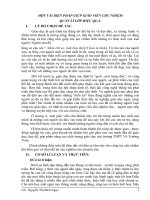 SÁNG KIẾN KINH NGHIỆM  MỘT VÀI BIỆN PHÁP GIÚP GIÁO VIÊN CHỦ NHIỆM QUẢN LÍ LỚP HIỆU QUẢ.