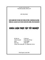 Khảo nghiệm một số biện pháp phòng trừ mối (Termitidae) hại rừng trồng Keo (Acacia) tại xã Yên Đổ, huyện Phú Lương, tỉnh Thái Nguyên