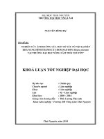 Nghiên cứu ảnh hưởng của một số yếu tố nội tại đến khả năng hình thành cây hom Sao đen (Hopea odorata Roxb) tại trường đại học Nông Lâm Thái Nguyên