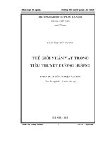 Thế giới nhân vật trong tiểu thuyết Dương Hướng