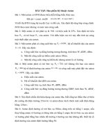 BÀI TẬP Học phần Kỹ thuật Anten