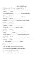 English Words confused