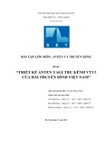 THIẾT KẾ ANTEN YAGI THU KÊNH VTV3 CỦA ĐÀI TRUYỀN HÌNH VIỆT NAM
