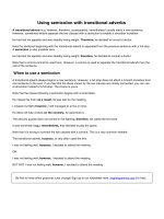 Using semicolon with transitional adverbs