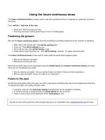 Using the future continuous tense