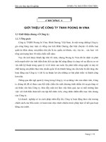 Báo cáo thực tập quy trình xuất nhập khẩu  tại Công ty TNHH Poong In Vina