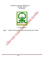 Thiết kế và thi công mạch đo điện áp một chiều, hiển thị Led 7 thanh