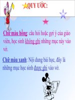 Bài giảng phép trừ và phép chia môn số học 6