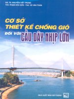 Cơ sở thiết kế chống gió đối với cầu dây nhịp lớn