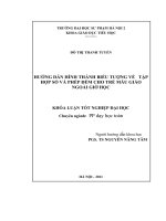 Hướng dẫn hình thành biểu tượng về tập số, số lượng và phép đếm cho trẻ mẫu giáo ngoài giờ học (KL03823)