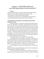 NUÔI DƯỠNG NHÂN TẠO  QUA TĨNH MẠCH NGOẠI VI CHO NGƯỜI LỚN