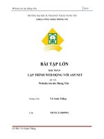 ĐỀ TÀI Website tin tức Hưng Yên