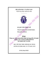 Nâng cao chất lượng thẩm định tín dụng đối với doanh nghiệp vừa và nhỏ tại NHNoPTNT chi nhánh tỉnh yên bái